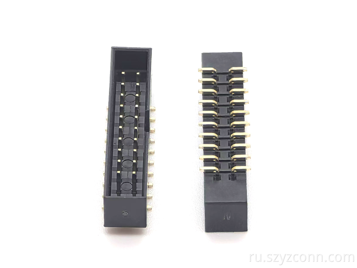Соединитель заголовка коробки с шагом 2,0 мм SMT H: 5,7 мм 2 * 10P 2.0mm Pitch Box Header Connector SMT H:5.7mm 2*10P